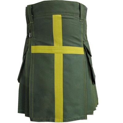 Olive Green Utility Kilt