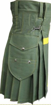 olive green kilt