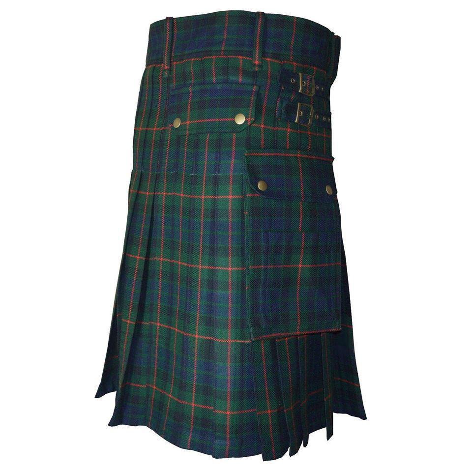 Scottish National Tartan Utility Kilt Outfit